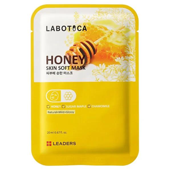 Leaders Labotica Face Mask with Honey Extract - Nourishing, Hydrating, and Brightening for Dry or Dull Skin