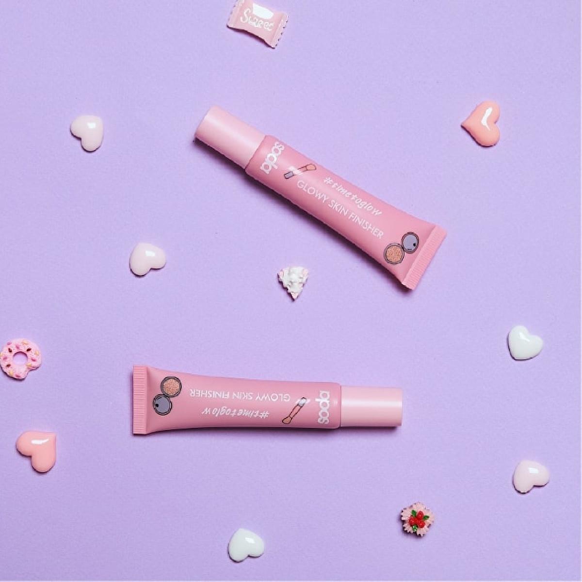 Soda Glowy Skin Finisher Highlighter Makeup Base for Radiant Glow - Long Lasting, Creamy Texture