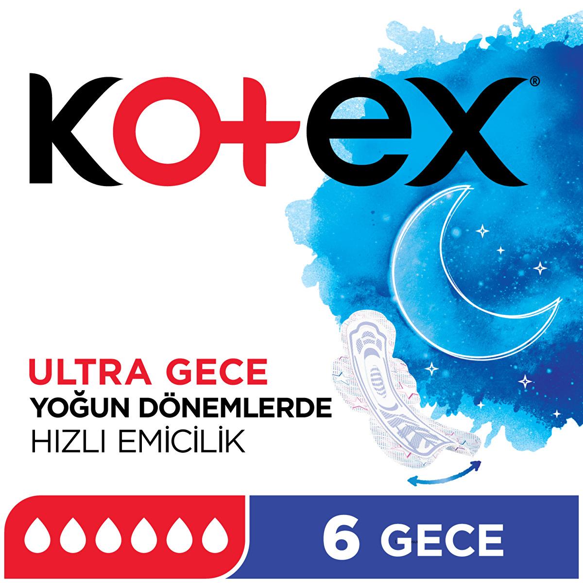 Kotex Ultra Absorbent Sanitary Pads - Comfortable, Winged, Long-Lasting Protection for Women