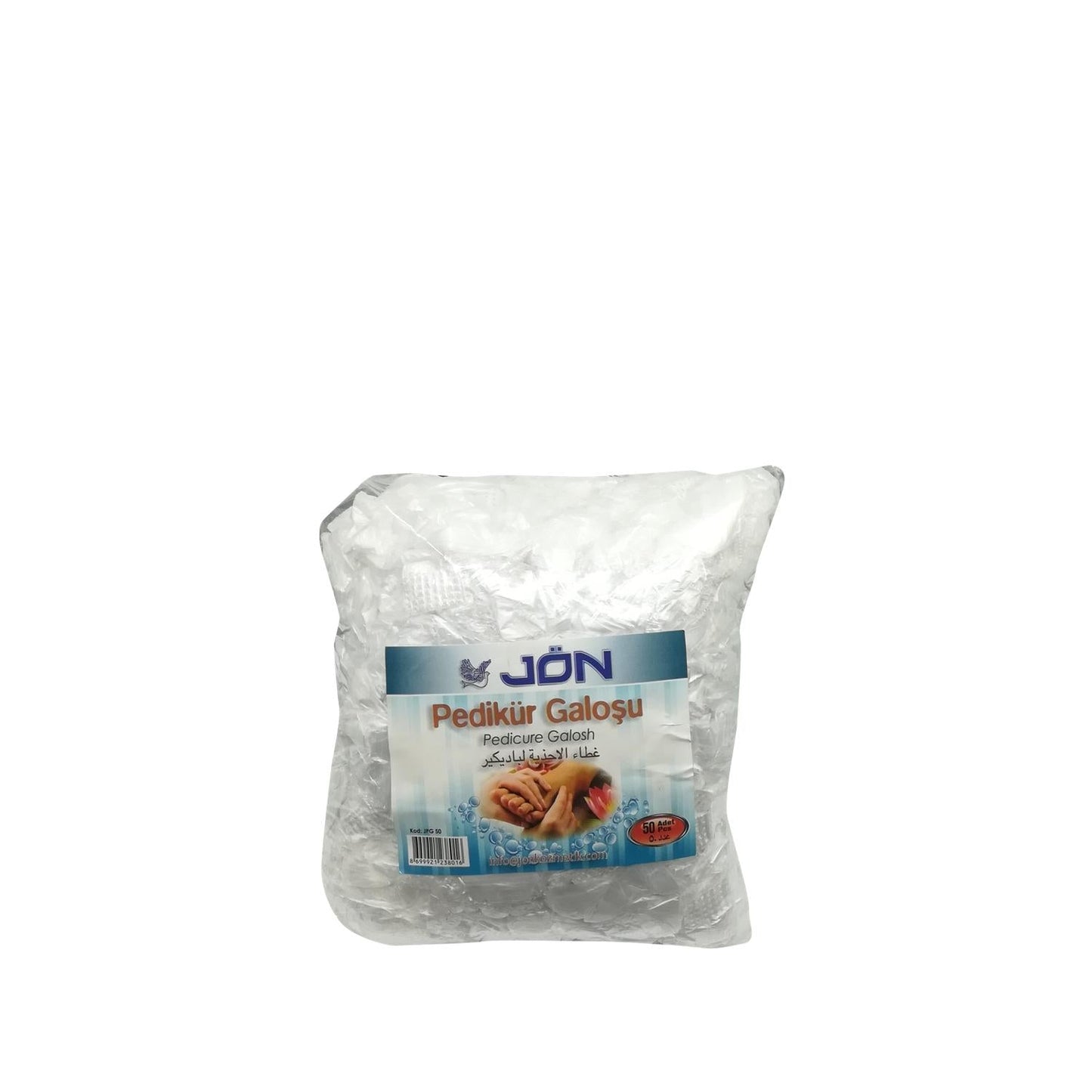 Jön Pedicure Disposables - 50 Pack - Hygienic Pedicure Liners for Nail Technicians and Salons