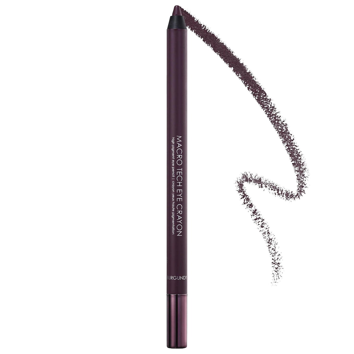 Macro Tech Eye Crayon High Pigment Eyeliner Pencil - Waterproof, Cruelty-Free, Long-Lasting Makeup for Sensitive Eyes