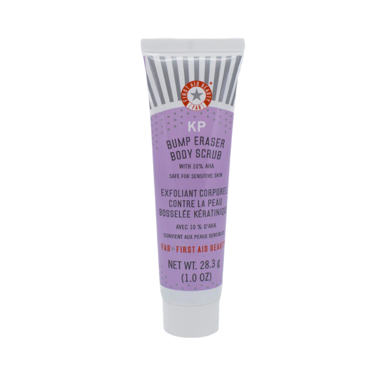 FIRST AID BEAUTY KP Bump Eraser Body Scrub with 10% AHA 1oz - Missing Box