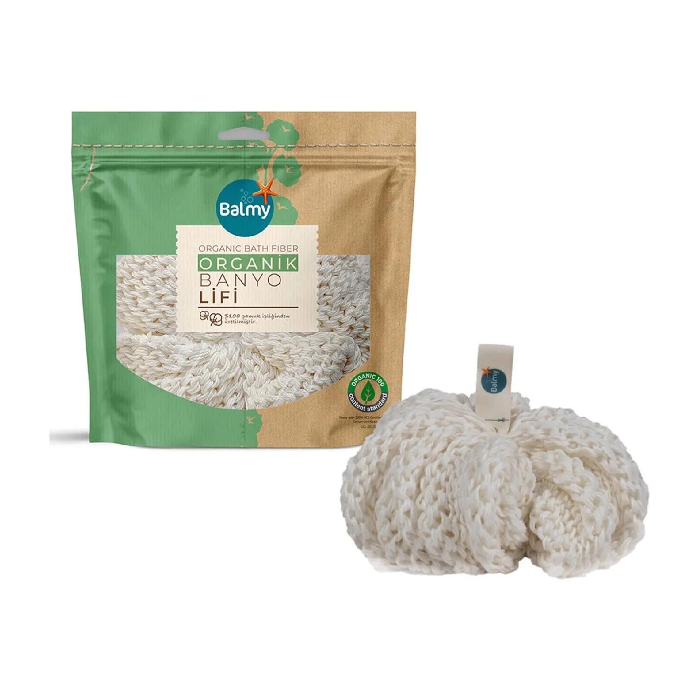 Balmy Organic Bath Loofah for Gentle Exfoliation 70g