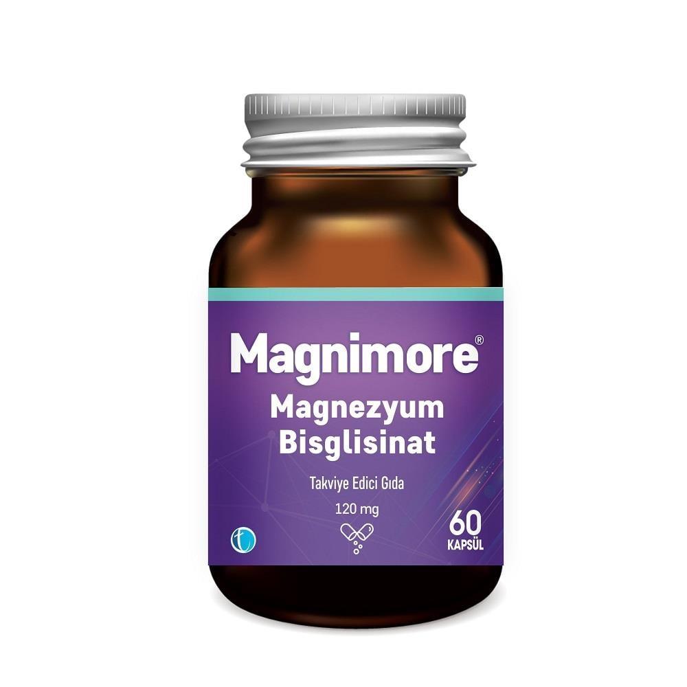 Magnimore Magnesium Bisglycinate Dietary Supplement 60 Capsules
