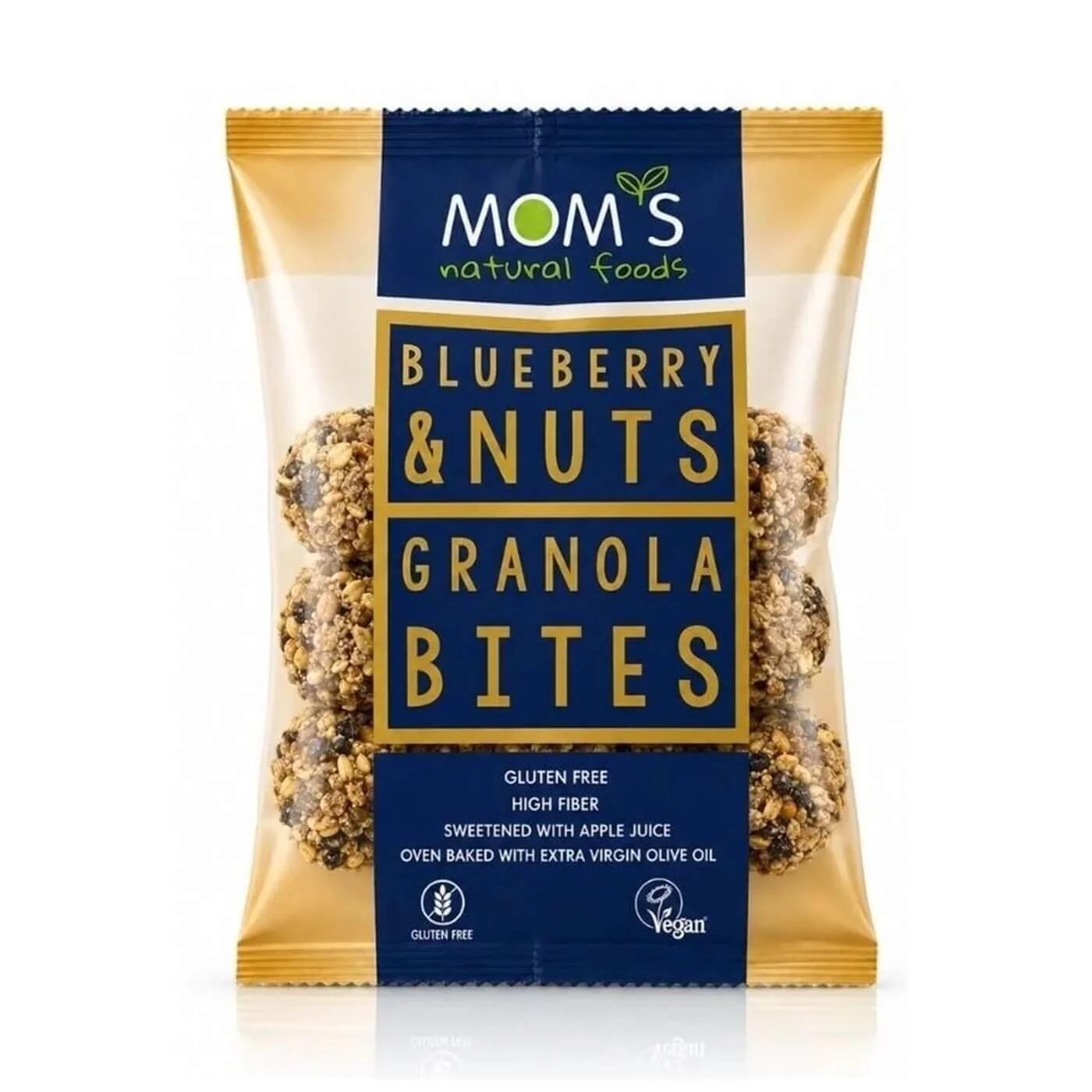 Moms Gluten-Free Blueberry & Nut Granola Bites 40g