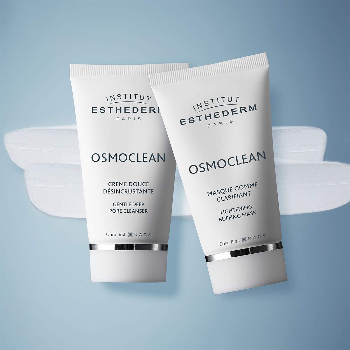 Esthederm Osmoclean Lightening Buffing Mask - Gentle Exfoliating & Brightening Skincare for Radiant Complexion