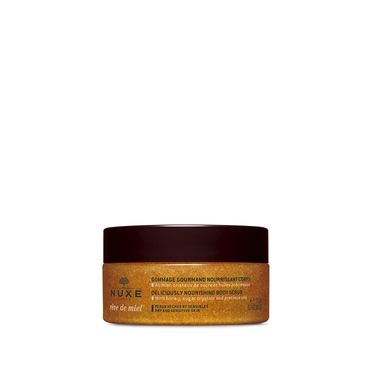 Nuxe Reve De Miel Body Scrub - Luxurious Natural Exfoliant & Moisturizer for Soft Skin