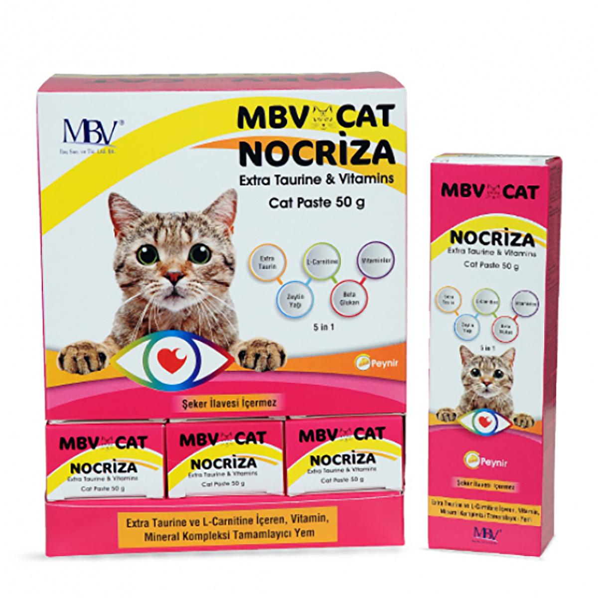 MBV Nocriza Cat Paste Beslenme Takviyesi - Cat Nutritional Supplement with Vitamins & Minerals