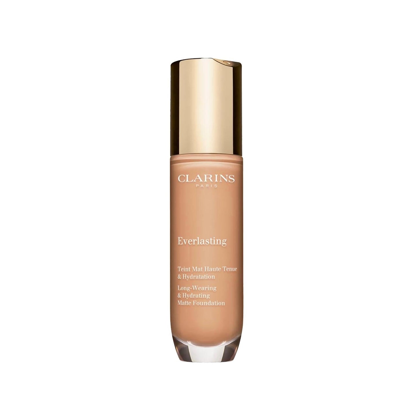 Clarins Everlasting Matte Liquid Foundation: Moisturizing, Long Lasting Coverage, Shade 107C