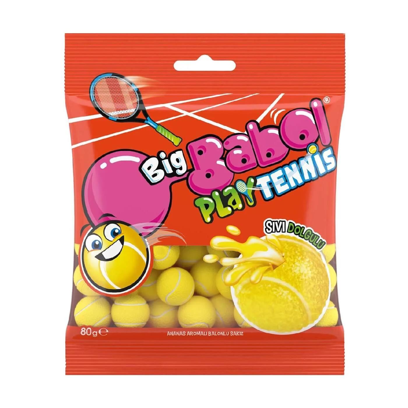 Big Babol Play Tennis Bag Fruit Flavor Gum 80g