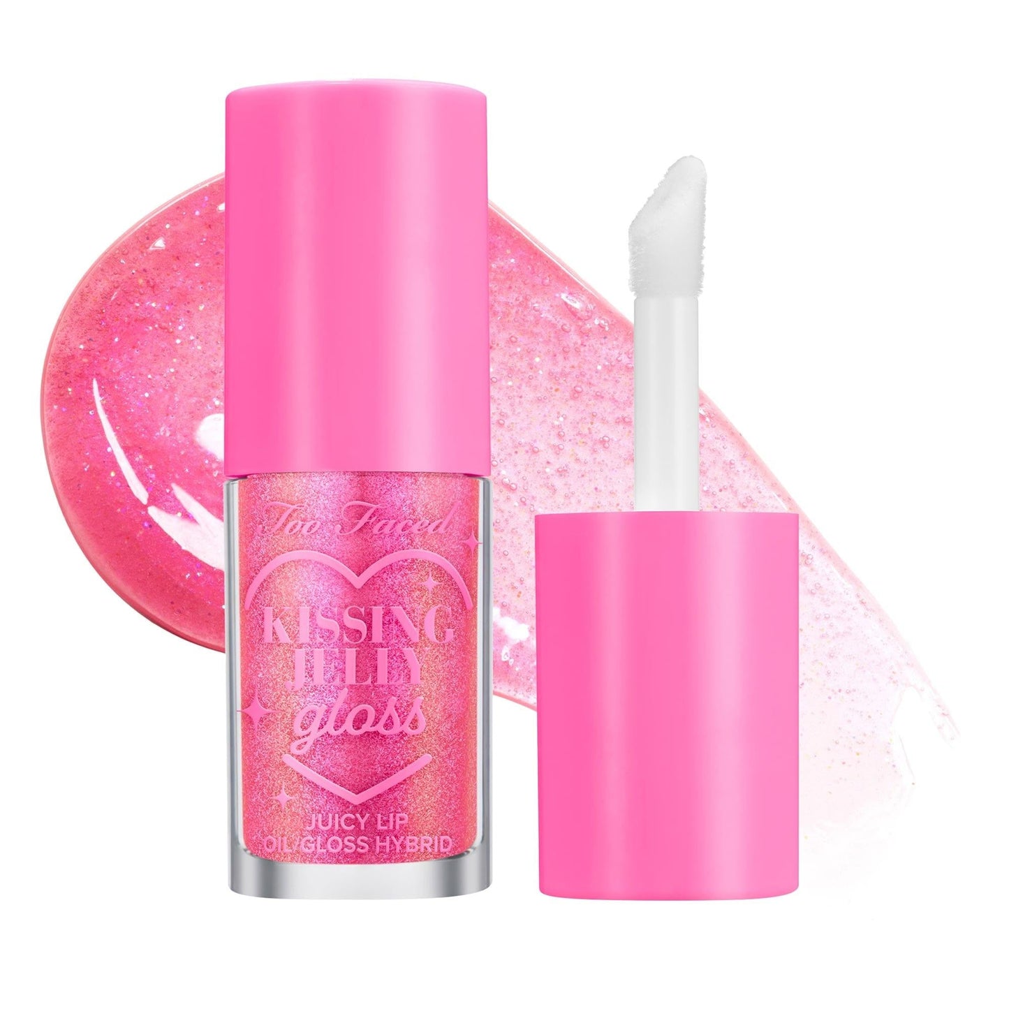 Kissing Jelly: Hydrating Lip Oil Gloss - Non-Sticky, Vegan & Cruelty-Free - Sheer Color, 12-Hour Moisture with Jojoba & Sunflower Seed Oil