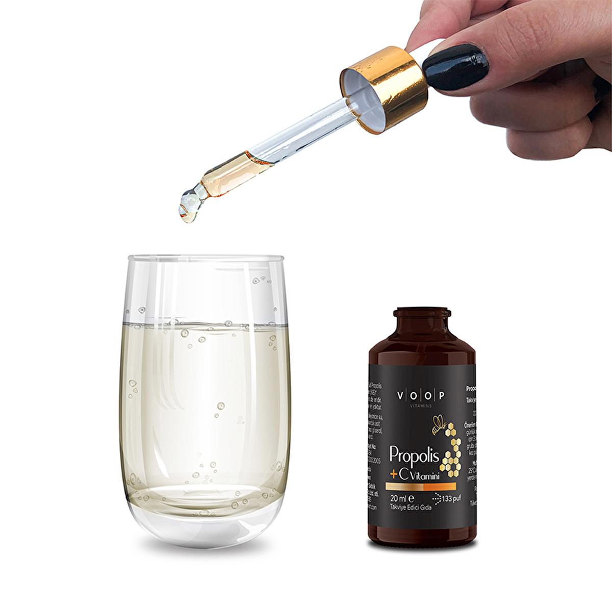 Voop Propolis & Vitamin C Supplement: Natural Immune Support for Adults & Children - Boost Your Health Today.
