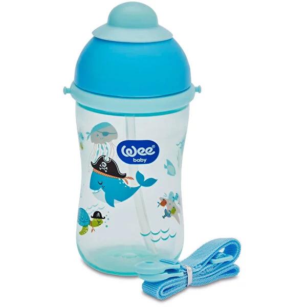 Wee Baby Soft Spout Sippy Cup for Infants - 12.85 fl oz, 6+ Months, Drip-Proof & Easy to Use