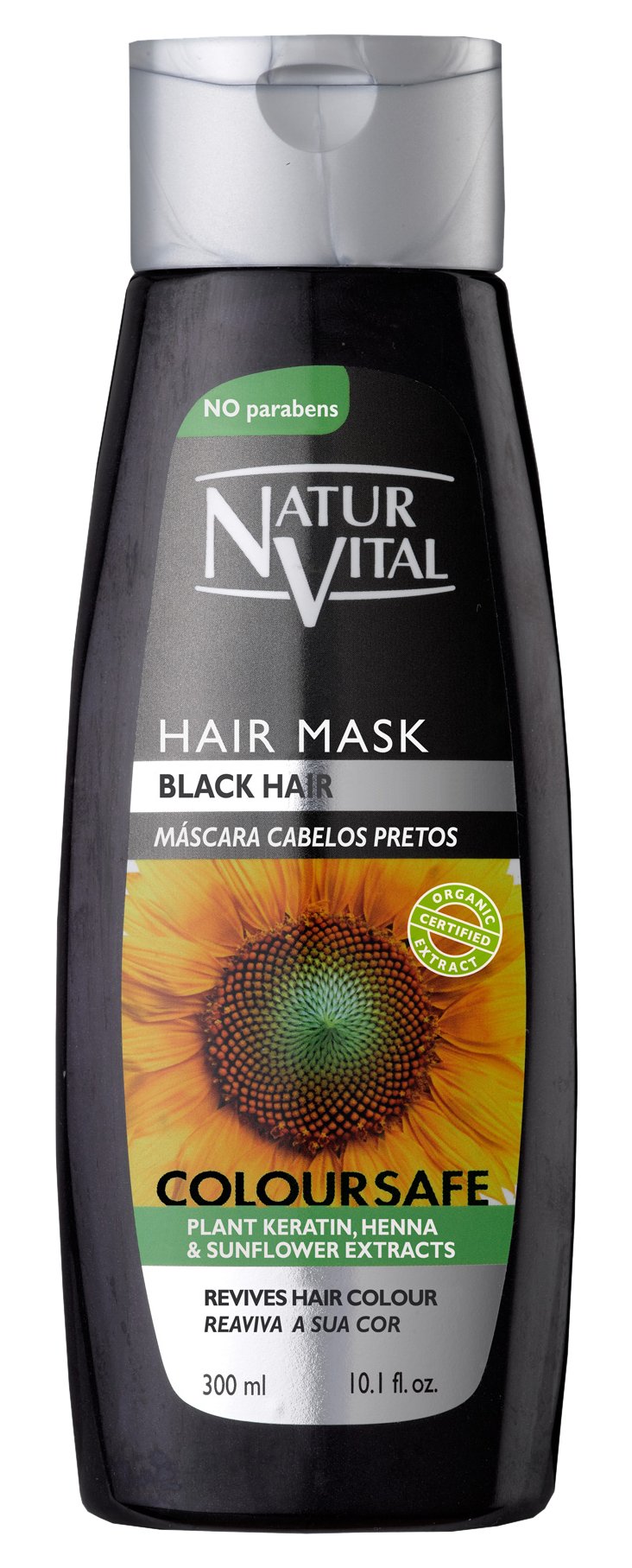 Natur Vital Color-safe Hair Mask- Black