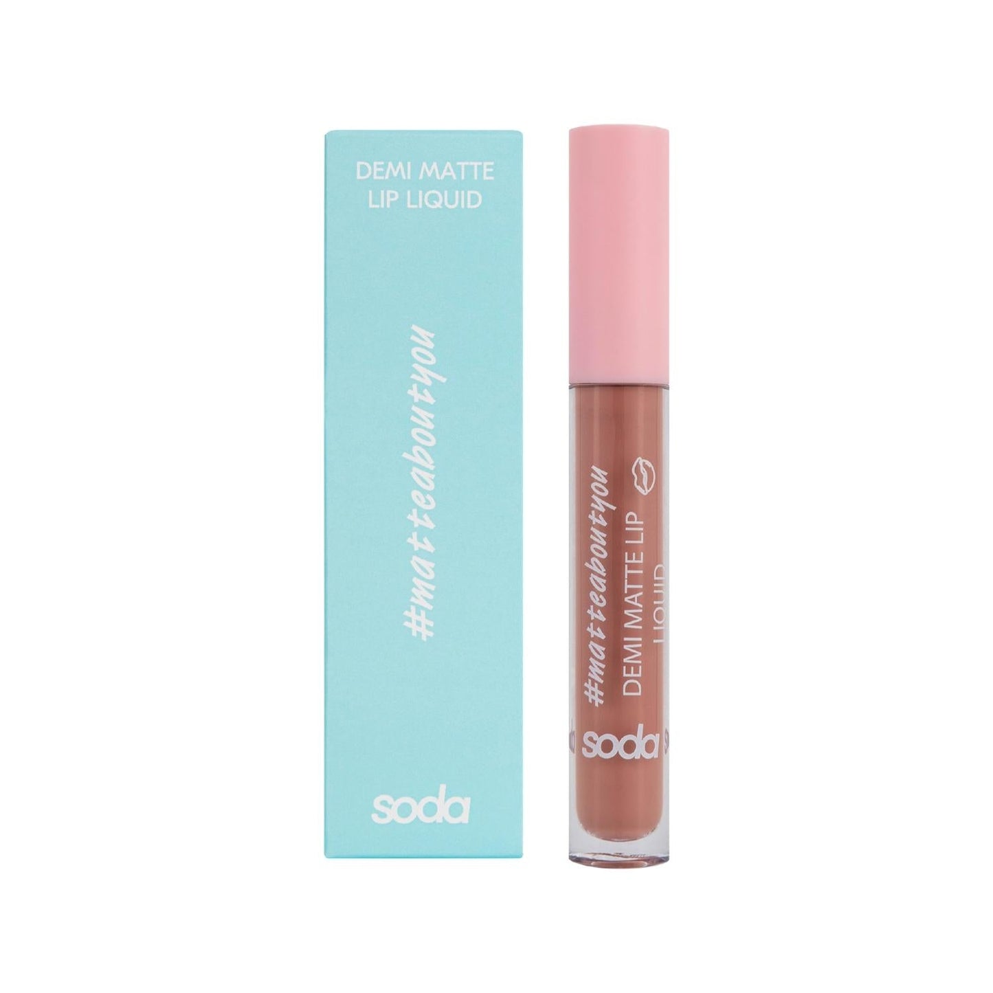 Soda Demi Matte Liquid Lipstick 012 - Matte Finish 0.12 fl oz