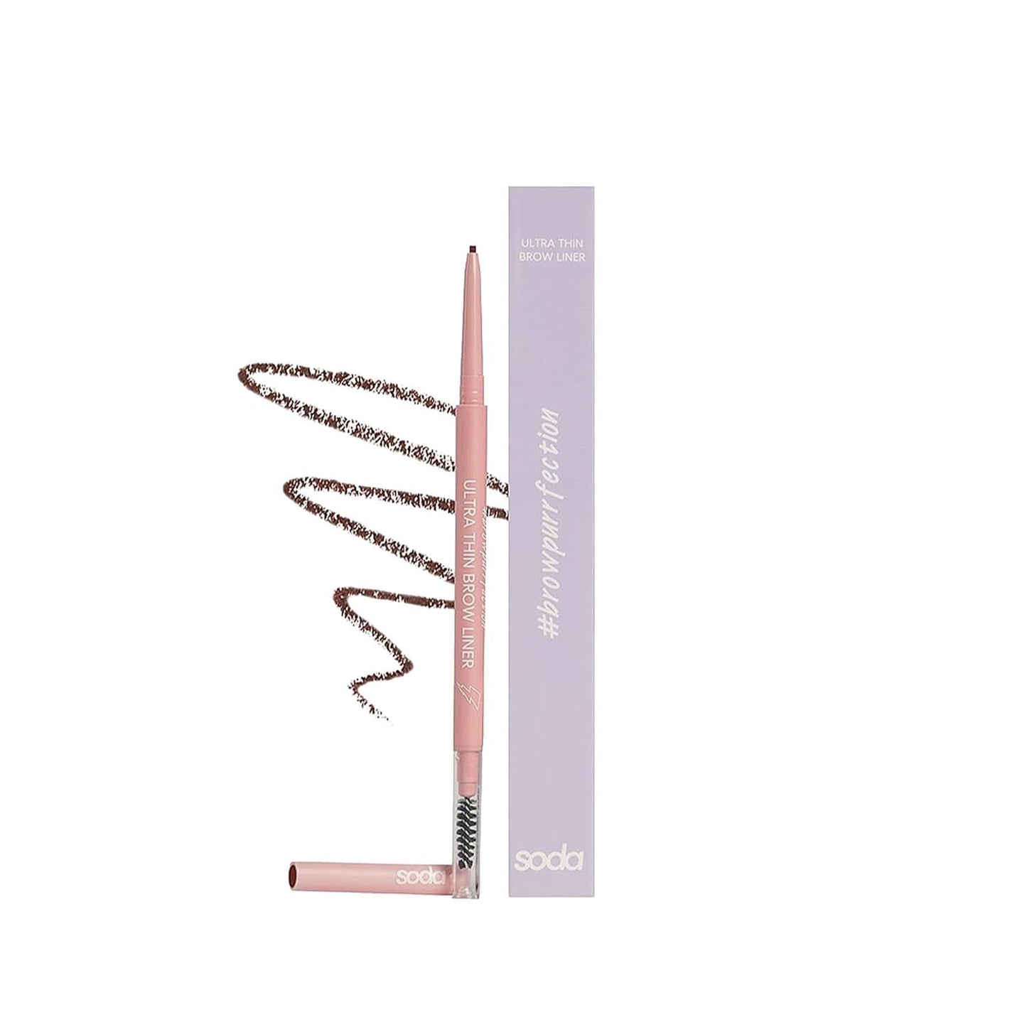 Soda Ultra Thin Eyebrow Pencil - Precision Eyebrow Definition Tool for Detailed Makeup Lovers