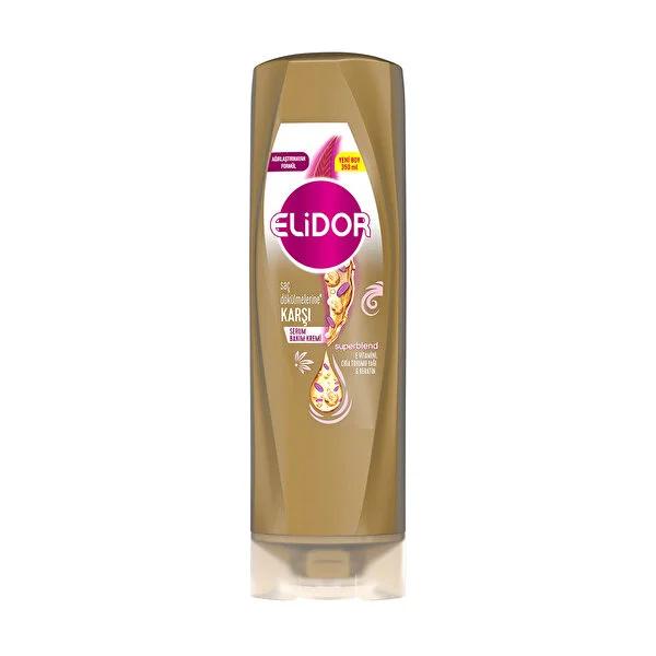 Elidor Hair Care Serum for Dark Hair - Nourishing Chia Seed Oil & Keratin Treatment, 11.83 fl oz