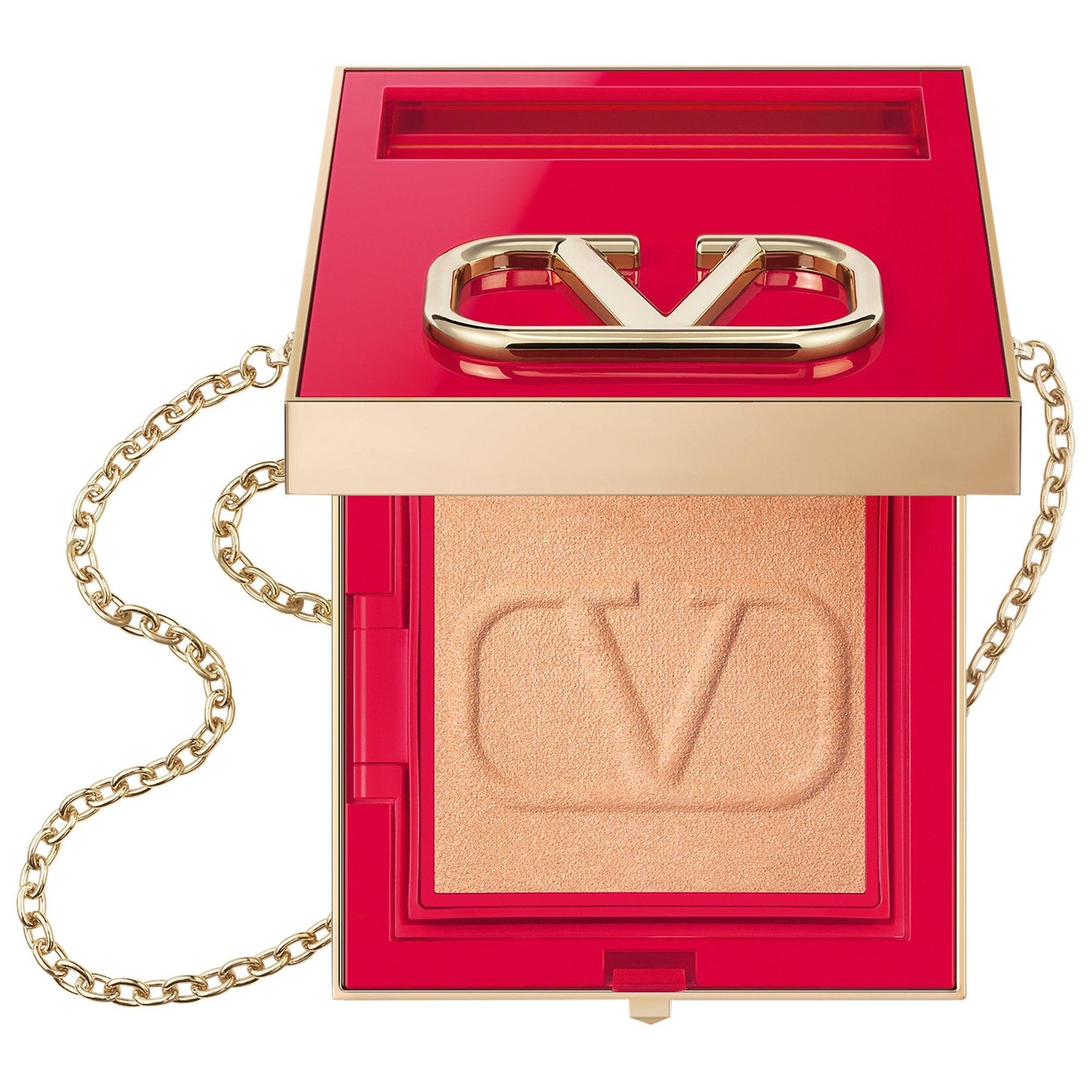 Go-Clutch Refillable Radiant Setting Powder Compact - Long-Lasting, Buildable Coverage, Cross-Body Clutch
