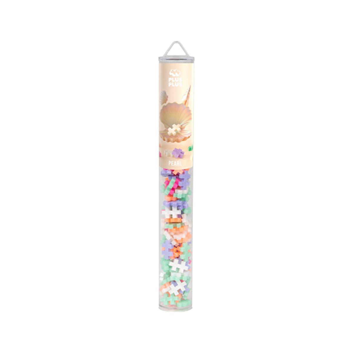 Plus Plus Construction Toy, 100 Piece Tube - Creative Puzzle Toy for Kids, Travel-Friendly, Made in Denmark