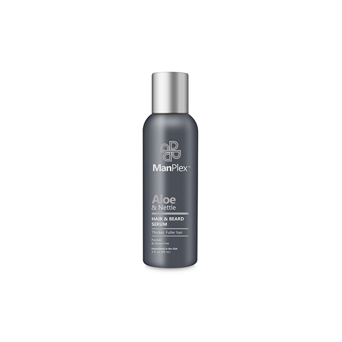 Manplex Hair Serum 3oz - Nourishing Formula for Hair & Beard | All-in-One