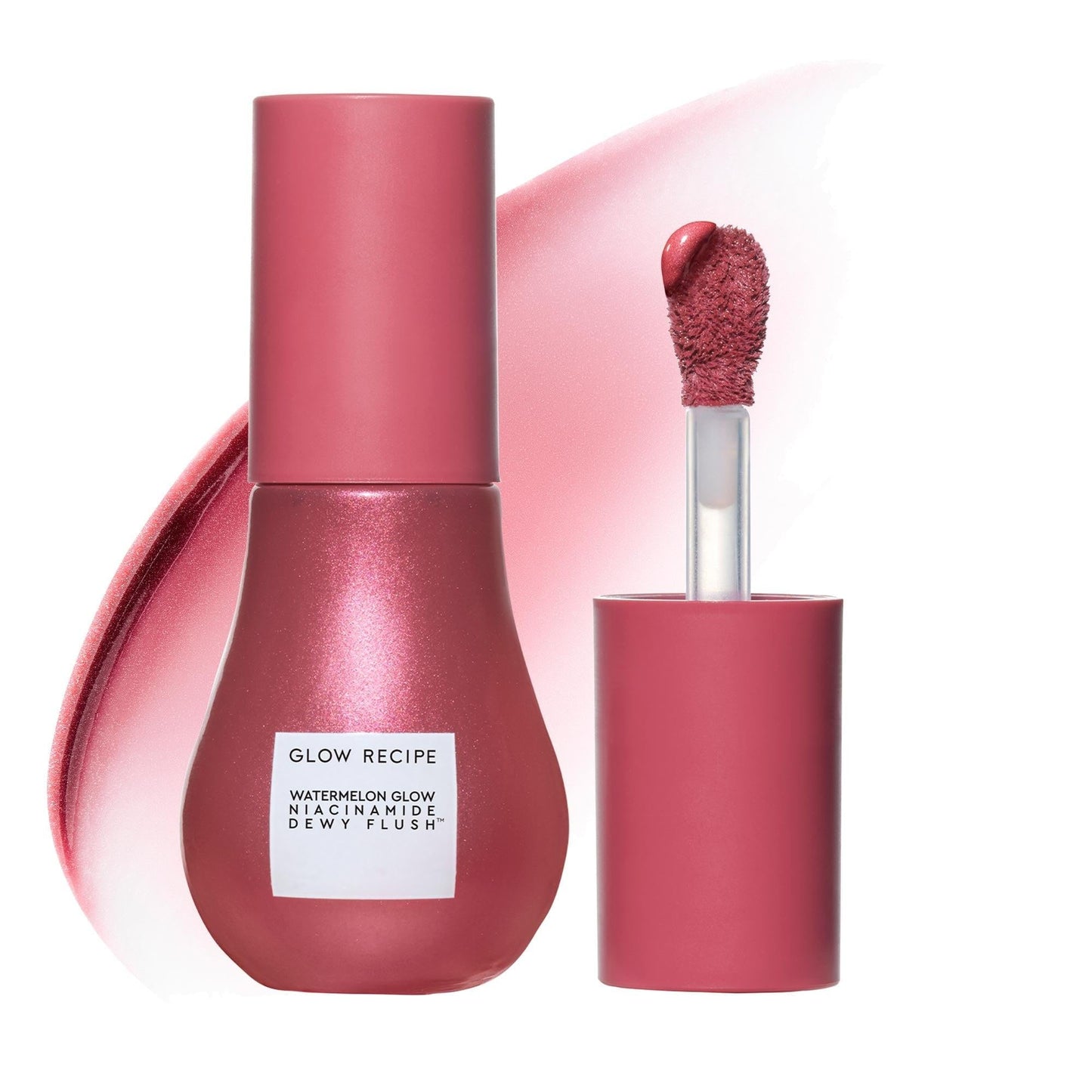 Watermelon Glow: Niacinamide Dewy Flush Serum Blush - Brighten Dark Spots, Hydrate, & Achieve a Natural, Buildable Glow