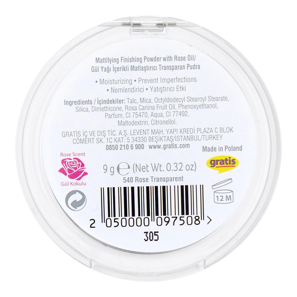 Beaulis Finish It Setting Powder in 540 Rose Transparent