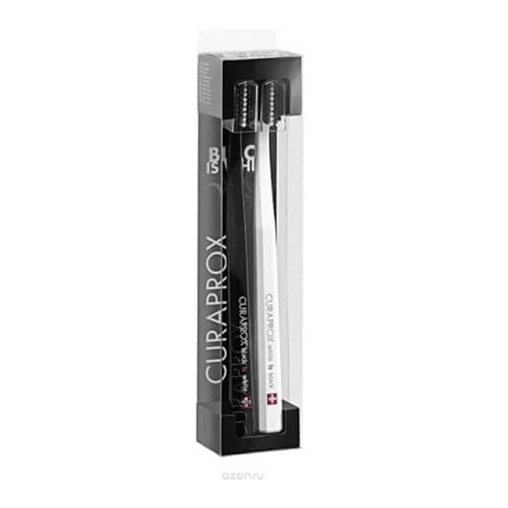 Curaprox Ultra-Soft Manual Toothbrush for Sensitive Teeth and Gums - Curaprox 5100 Model, Pack of 2