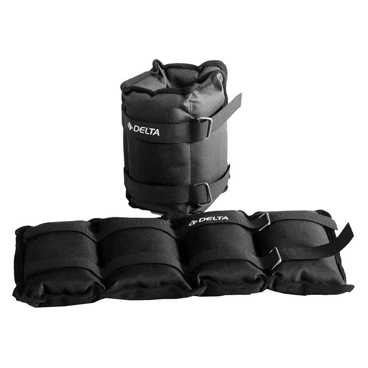 Delta Strength Training Wrist & Ankle Weights Set - Adjustable 3.3 lbs (1.5kg x 2) Fitness, Running, & Muscle Building