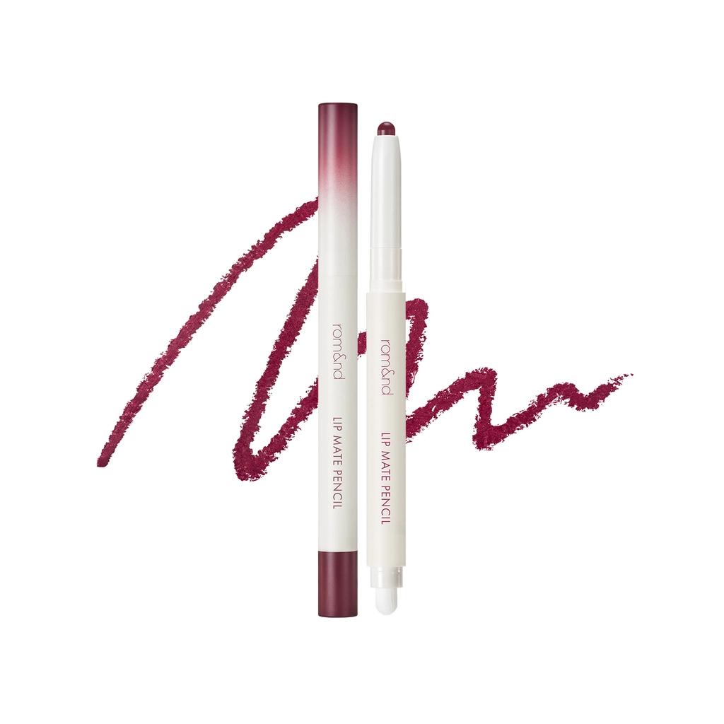 rom&nd Lip Mate Pencil Matte Lip Liner 09 Plum Burgundy