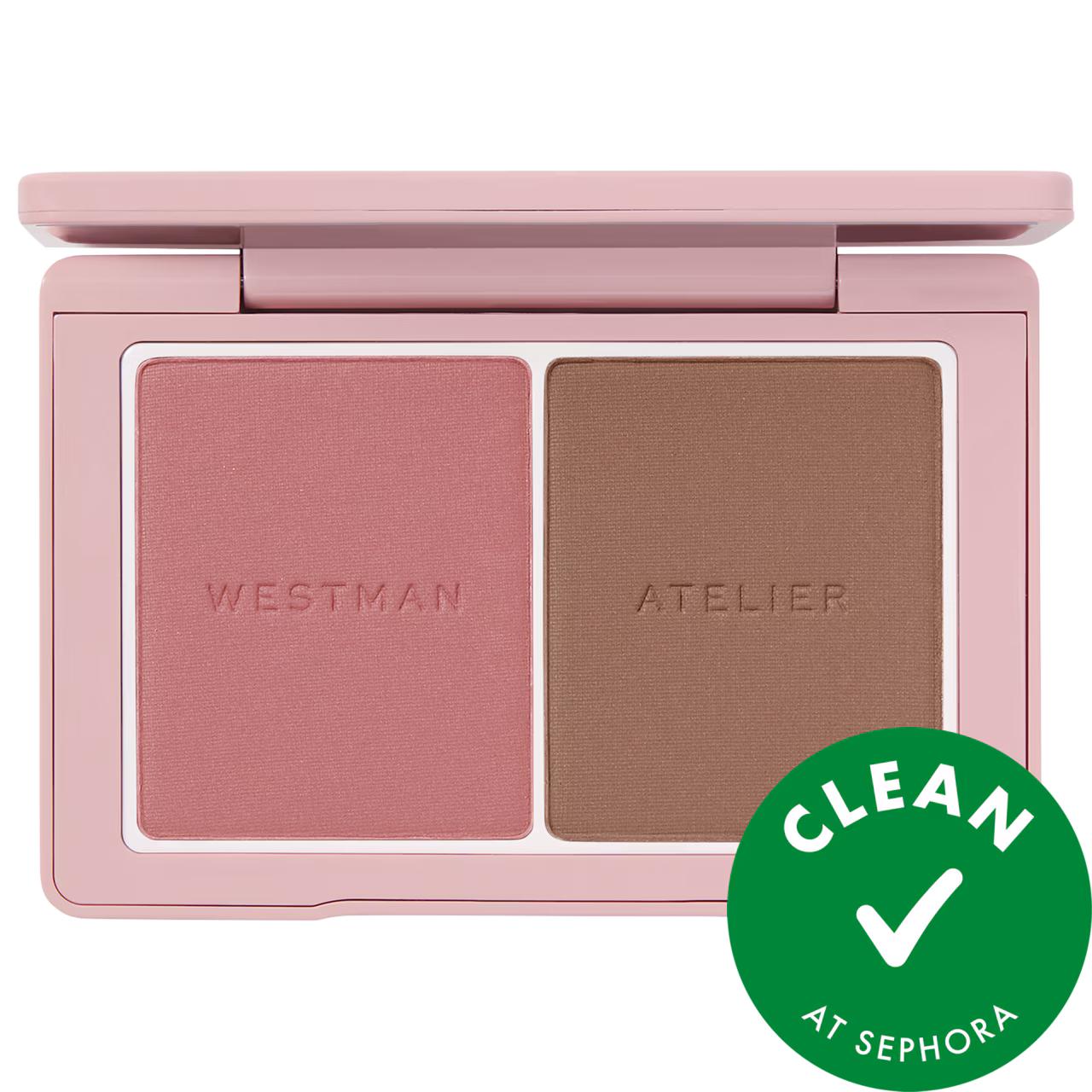 Baby Cheeks: Sculpting Powder Duo - Talc-Free Contour & Matte Blush for Natural Definition & Lasting Color