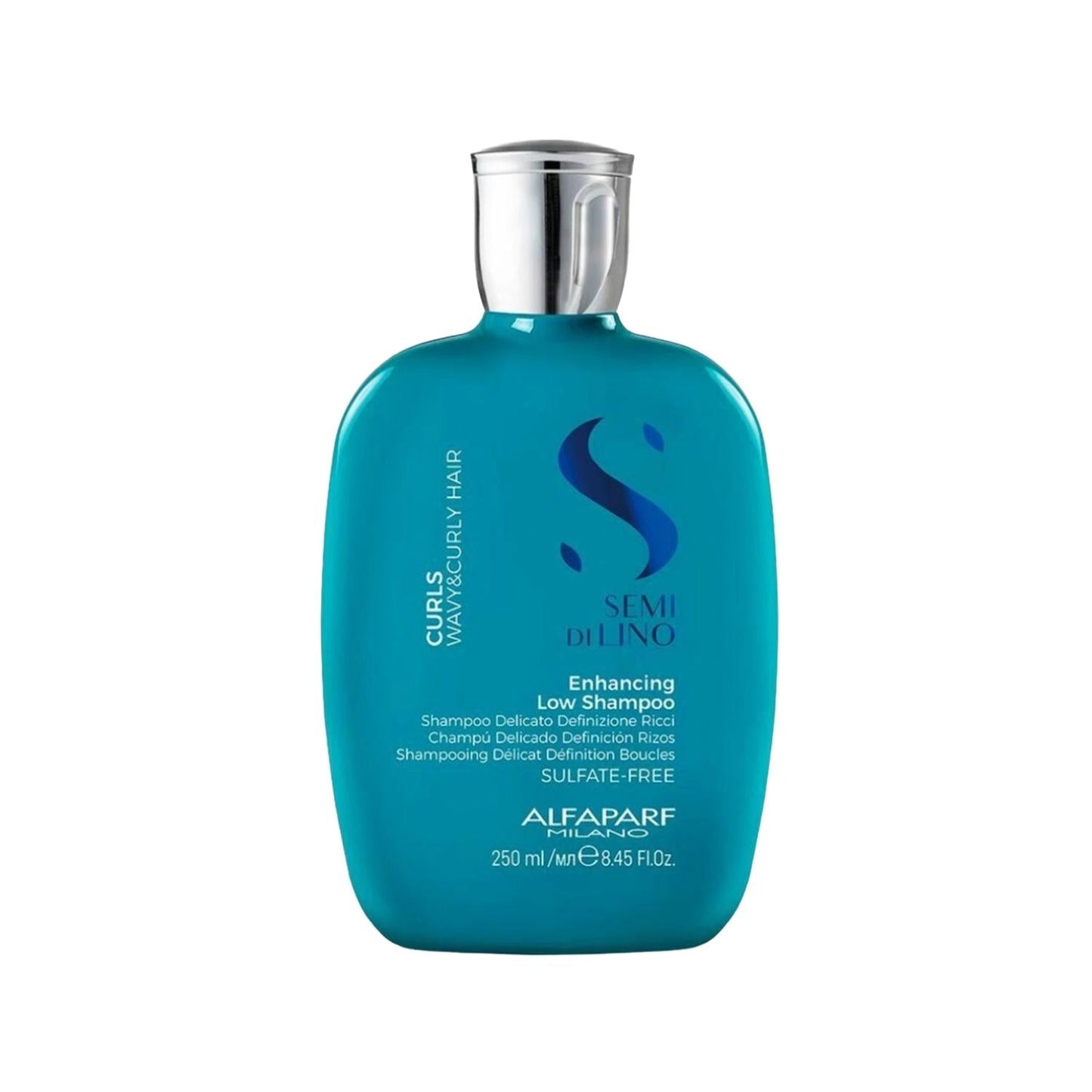 Alfaparf Semi Di Lino Curls Enhancing Shampoo 250 ml - Curl Enhancing Shampoo for Defined Curls