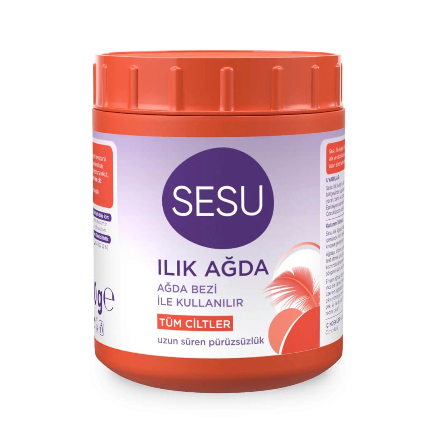 Sesu Warm Wax Smooth Hair Removal for All Skin Types 250g