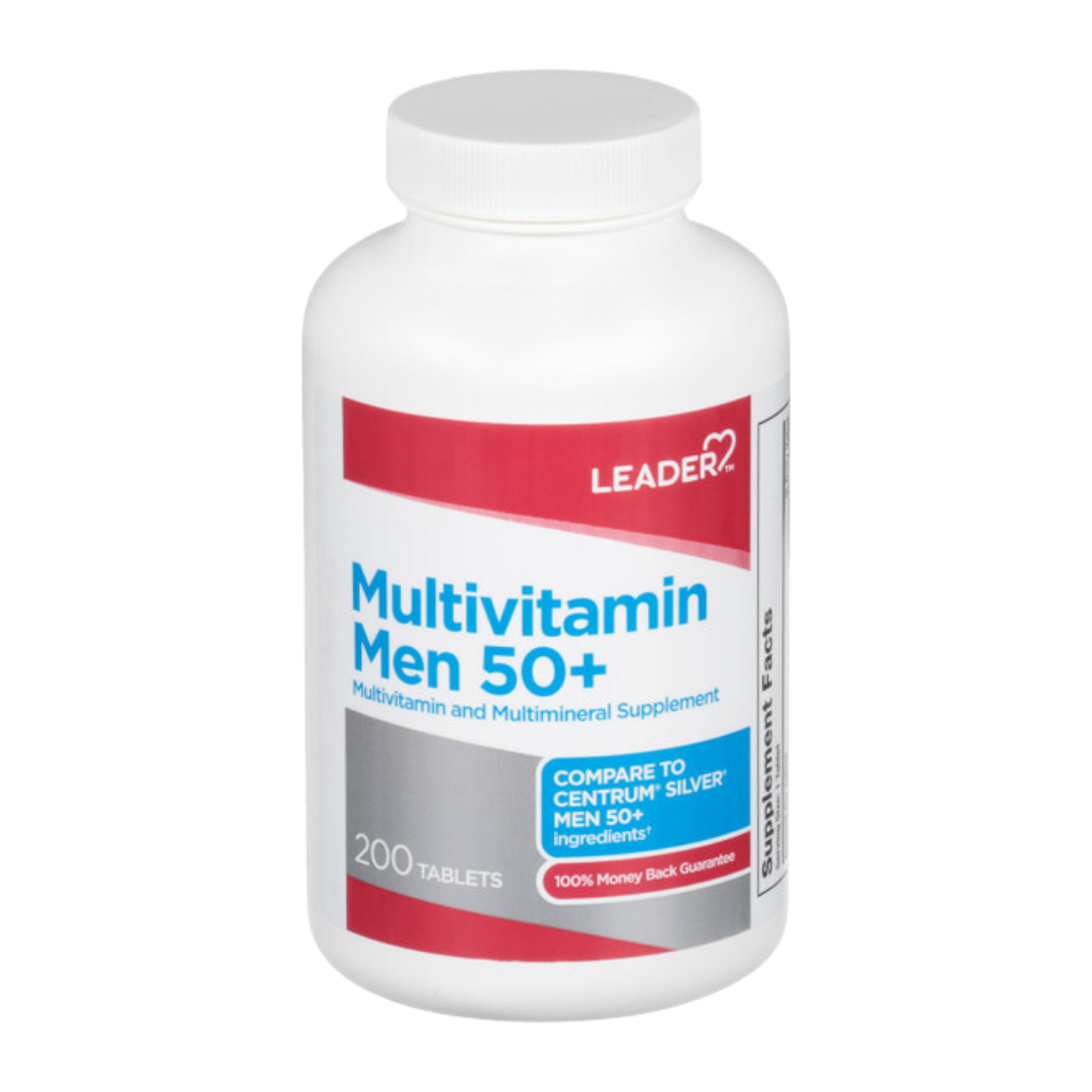 Leader Multivitaminas MEN 50+ 200 Tabletas