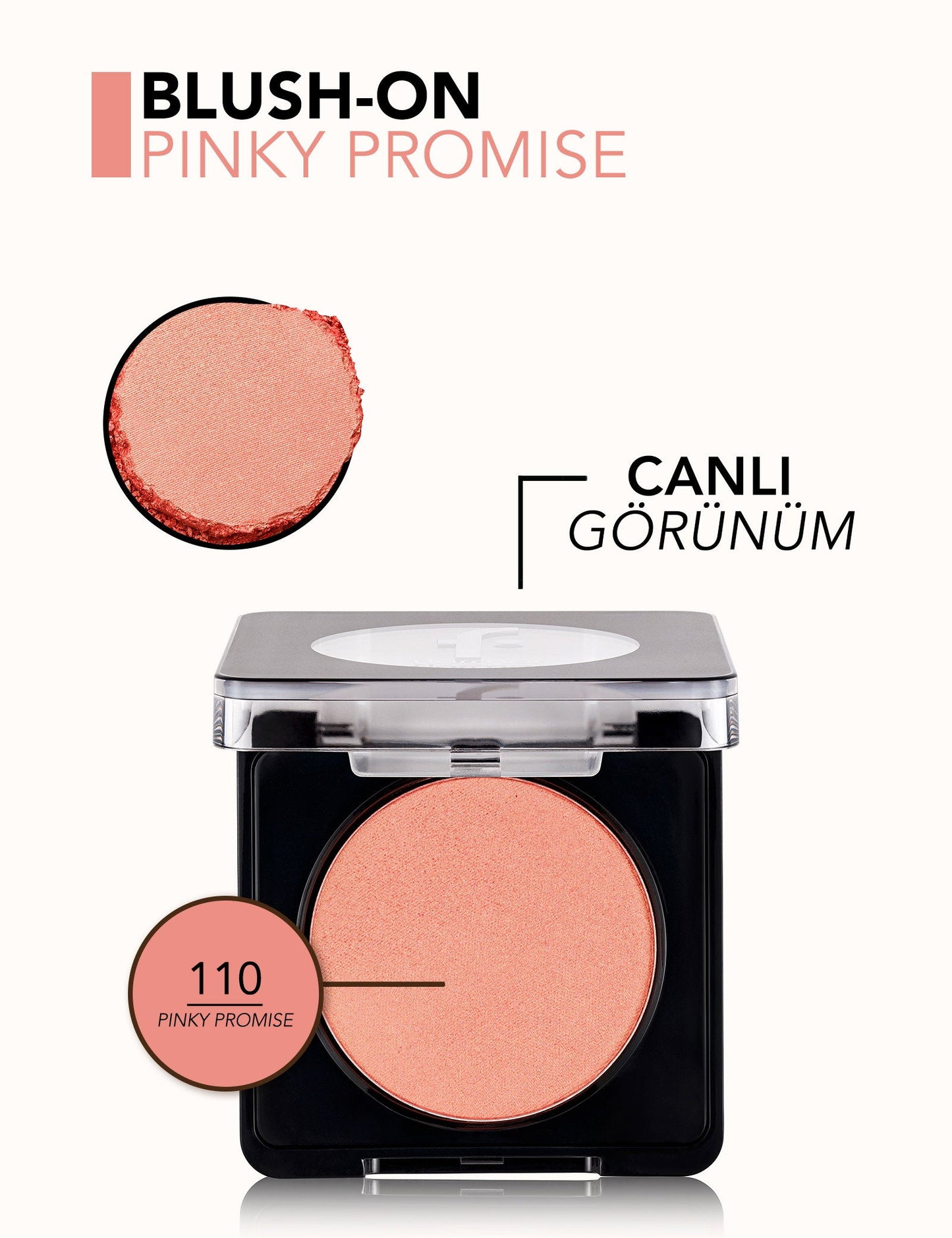 Flormar Blush-On High Pigment Shimmer Powder Blush 5g