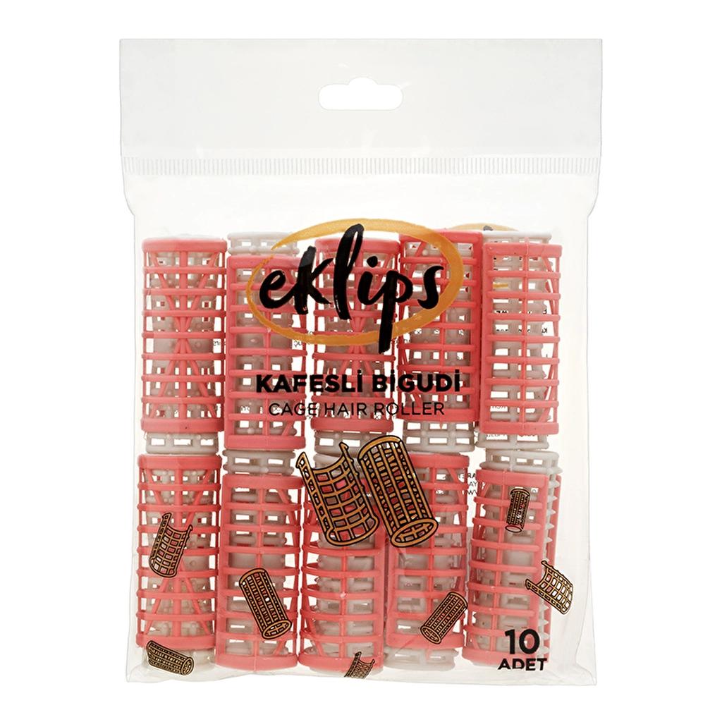 Eklips Cage Hair Rollers for Easy Styling 10-Pack