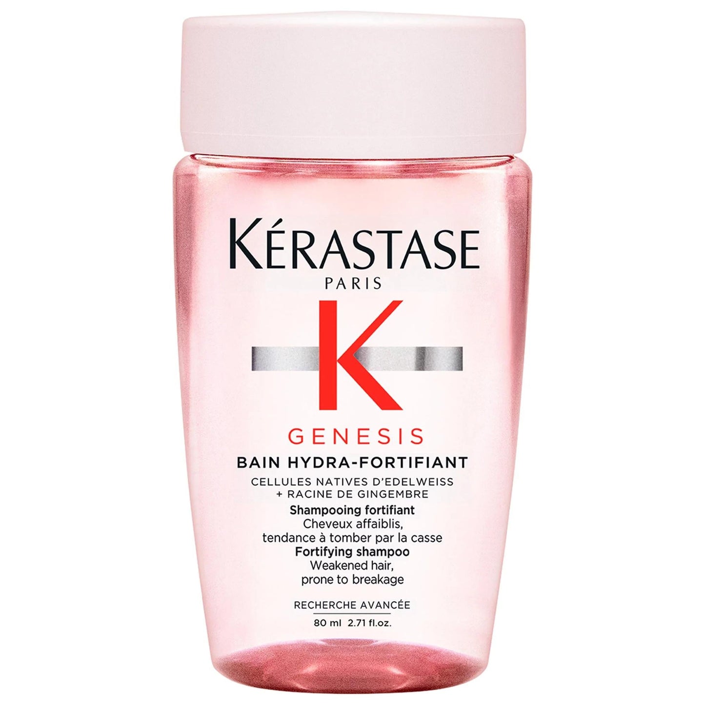 Genesis Strengthening Travel Size Shampoo for Normal to Oily Hair - Gentle Cleansing, Strengthens Weak Hair