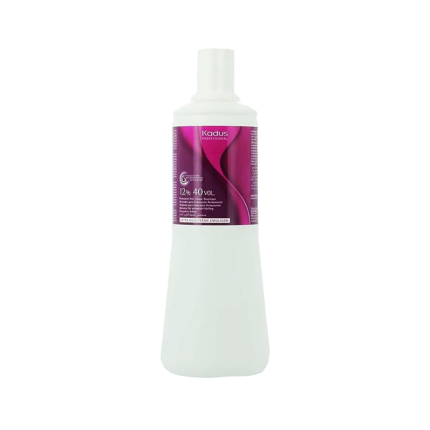 Kadus Professional 12% Cream Developer 40 Volume - 1000ml Hair Developer Cream for Professional Hairstylists