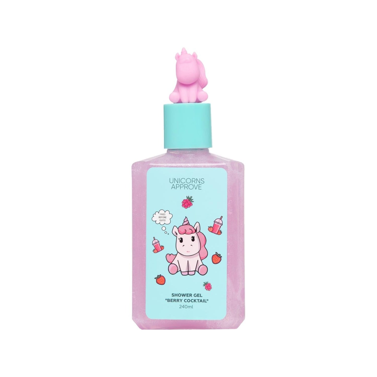 Soda Unicorn Berry Coctail Shower Gel 240 ml - Unicorn Themed Shower Product