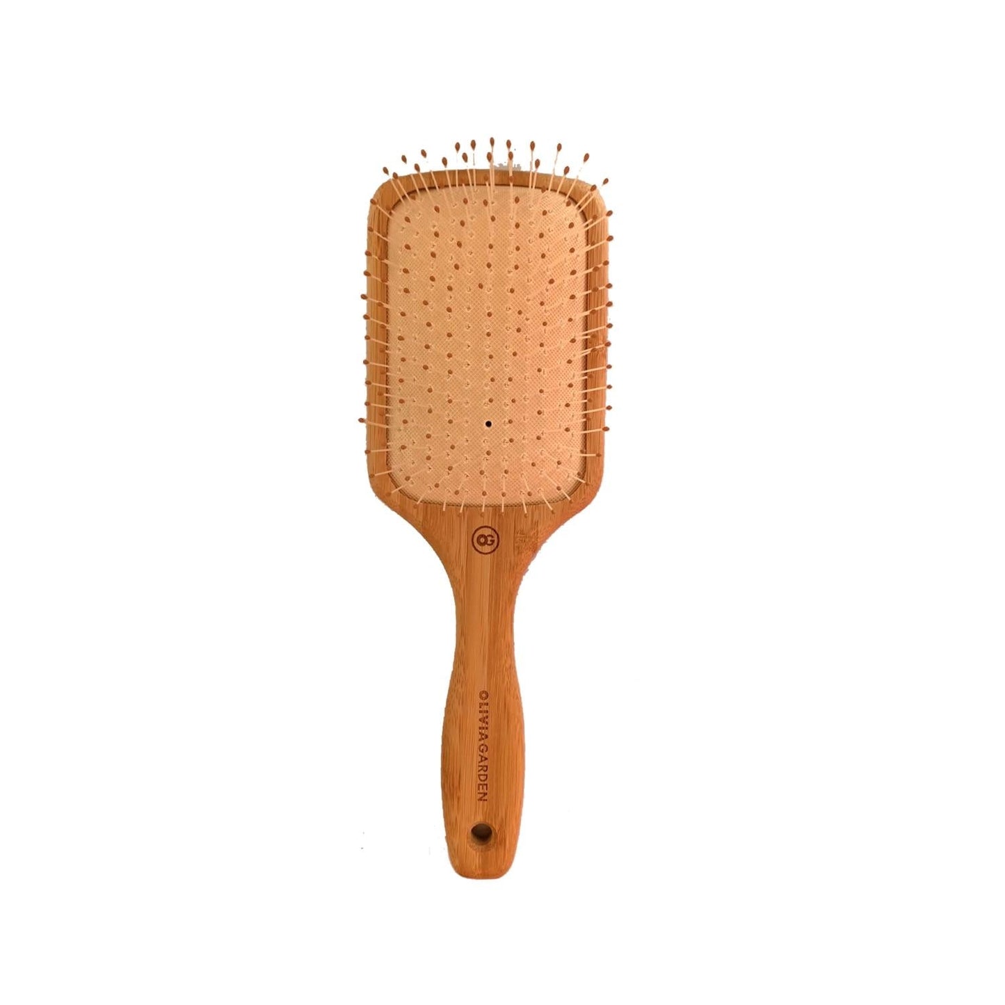 Olivia Garden Bamboo Hair Brush - Eco-Friendly Detangling for Curly Hair