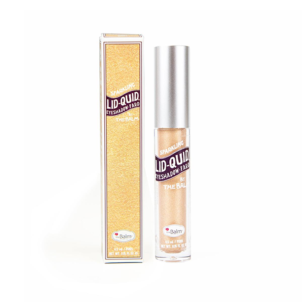 theBalm Liquid Eyeshadow - Likit Far Champagne, Shimmery, Long-Lasting Eye Makeup with Buildable Formula
