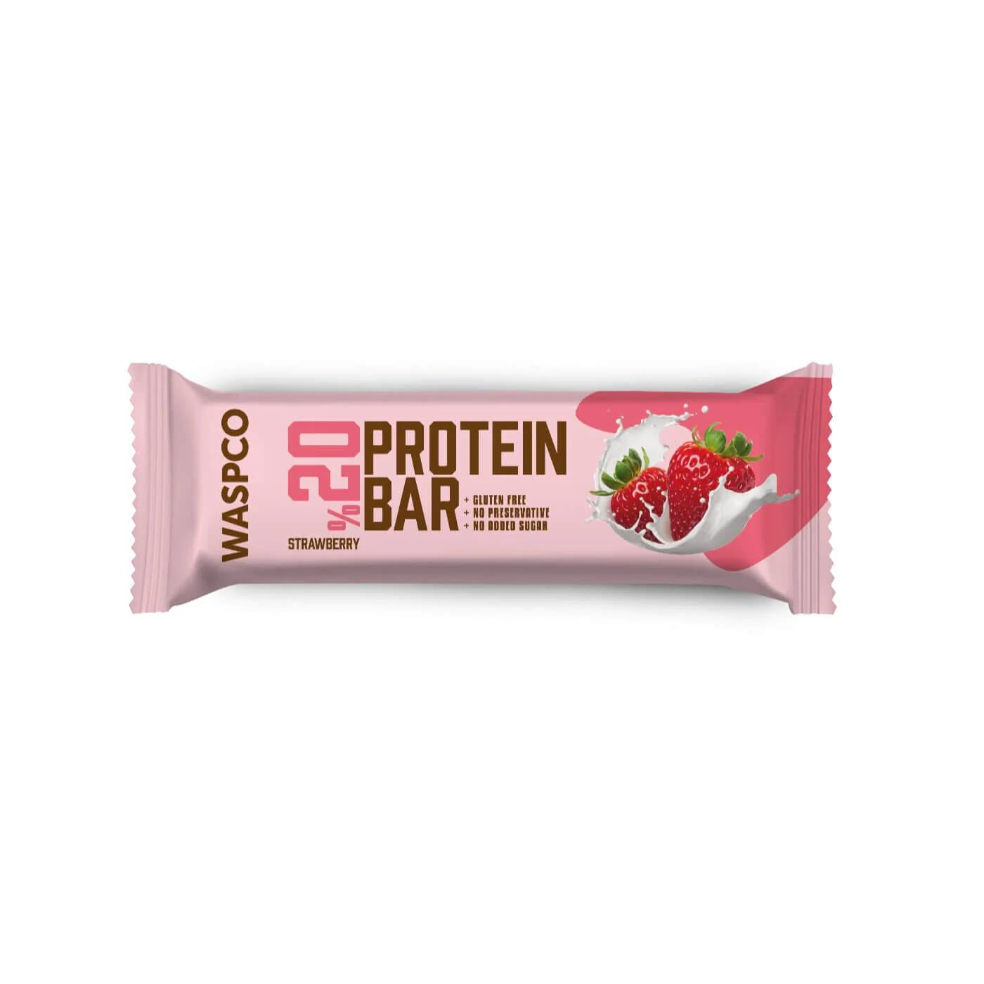 Wasp Strawberry Protein Bar for On-the-Go Energy 40g
