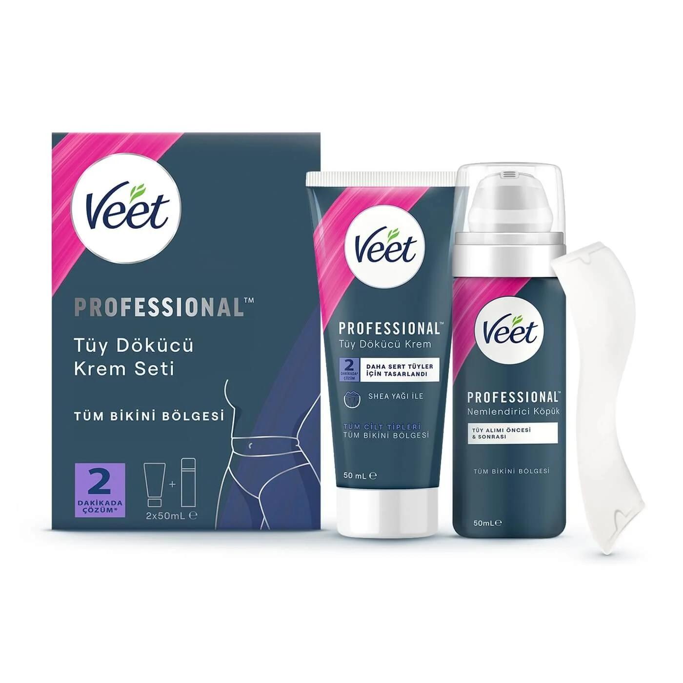 Veet Professional Bikini Hair Removal Cream Set 50ml