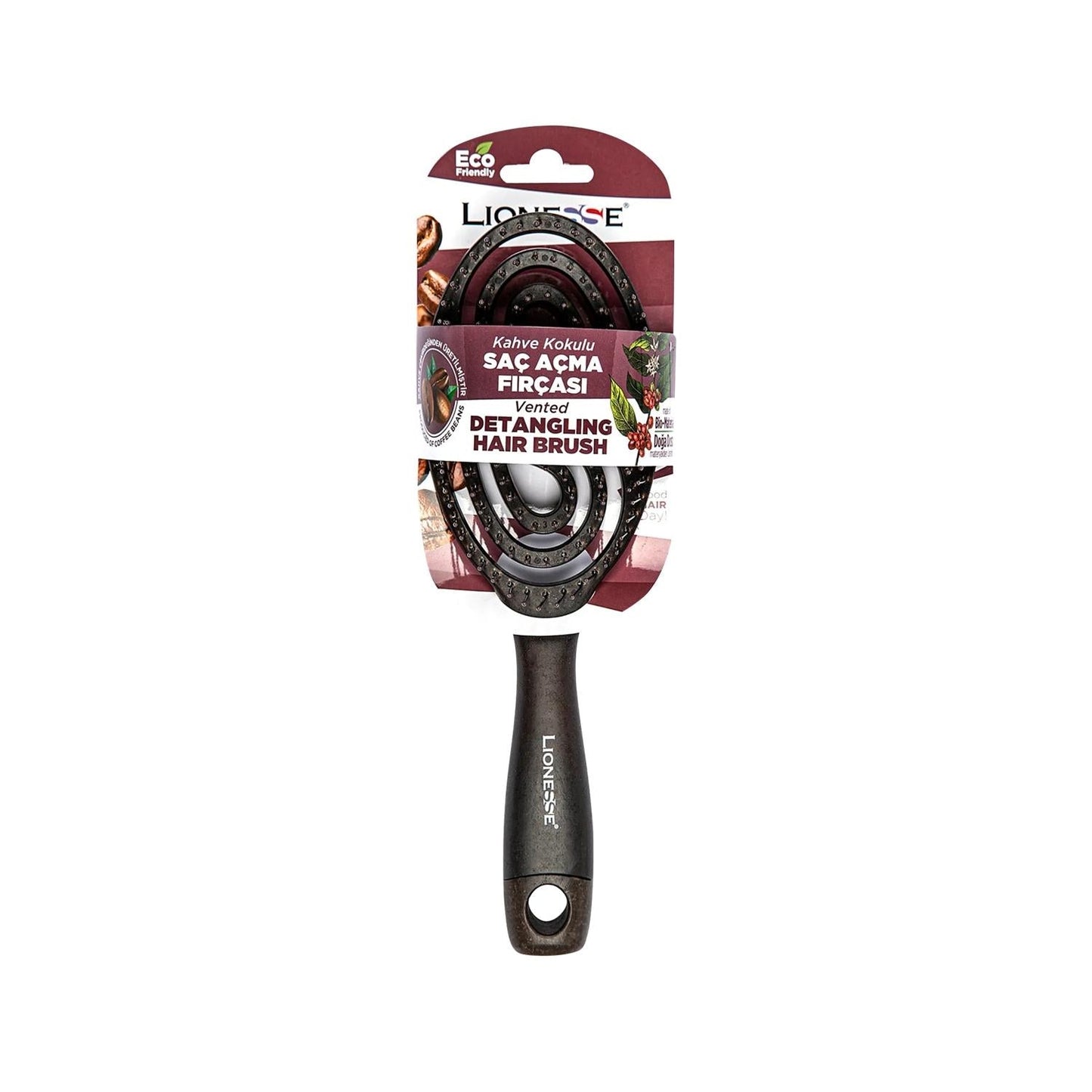 Lionesse Bio Hair Straightening Brush 8816 - Effortless Hair Styling for Curly & Wavy Hair