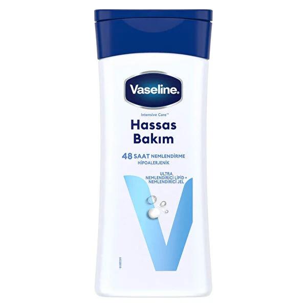 Vaseline Sensitive Skin Body Lotion - 48 Hour Moisturization for Dry Skin - Hypoallergenic & Dermatologically Tested