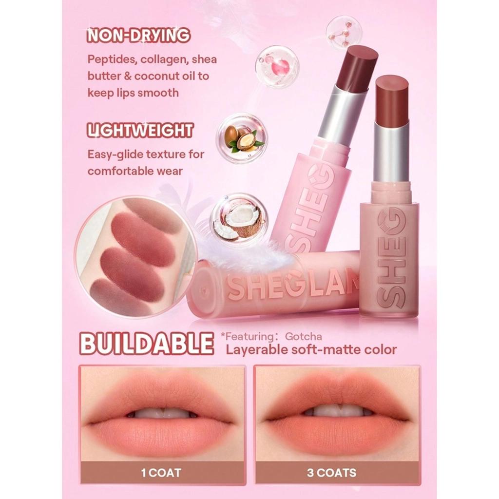 Sheglam Lip Veil Cushion Lipstick High Key 111