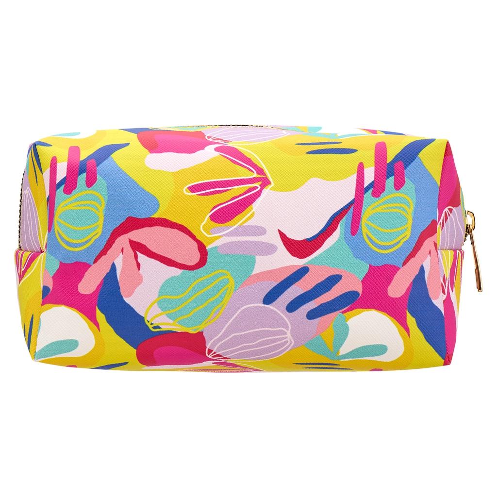 Eklips Large Colorful Makeup Bag for Travel & Storage