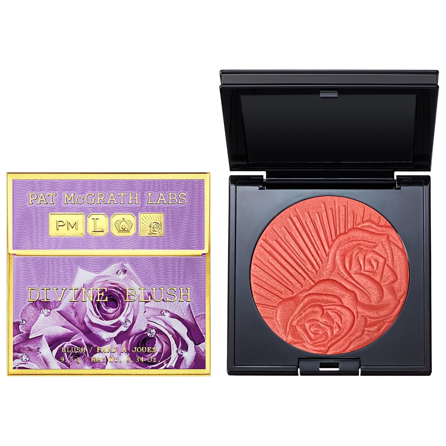 Mini Skin Fetish Divine Powder Blush - Compact, Cruelty-Free Makeup for On-the-Go Touch-Ups