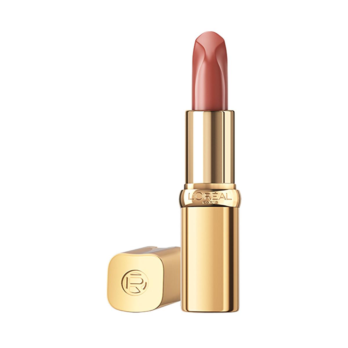 Loreal Paris Color Riche Satin Finish Lipstick 540 Nude Unstoppable - Moisturizing Nude Lipstick with Argan Oil