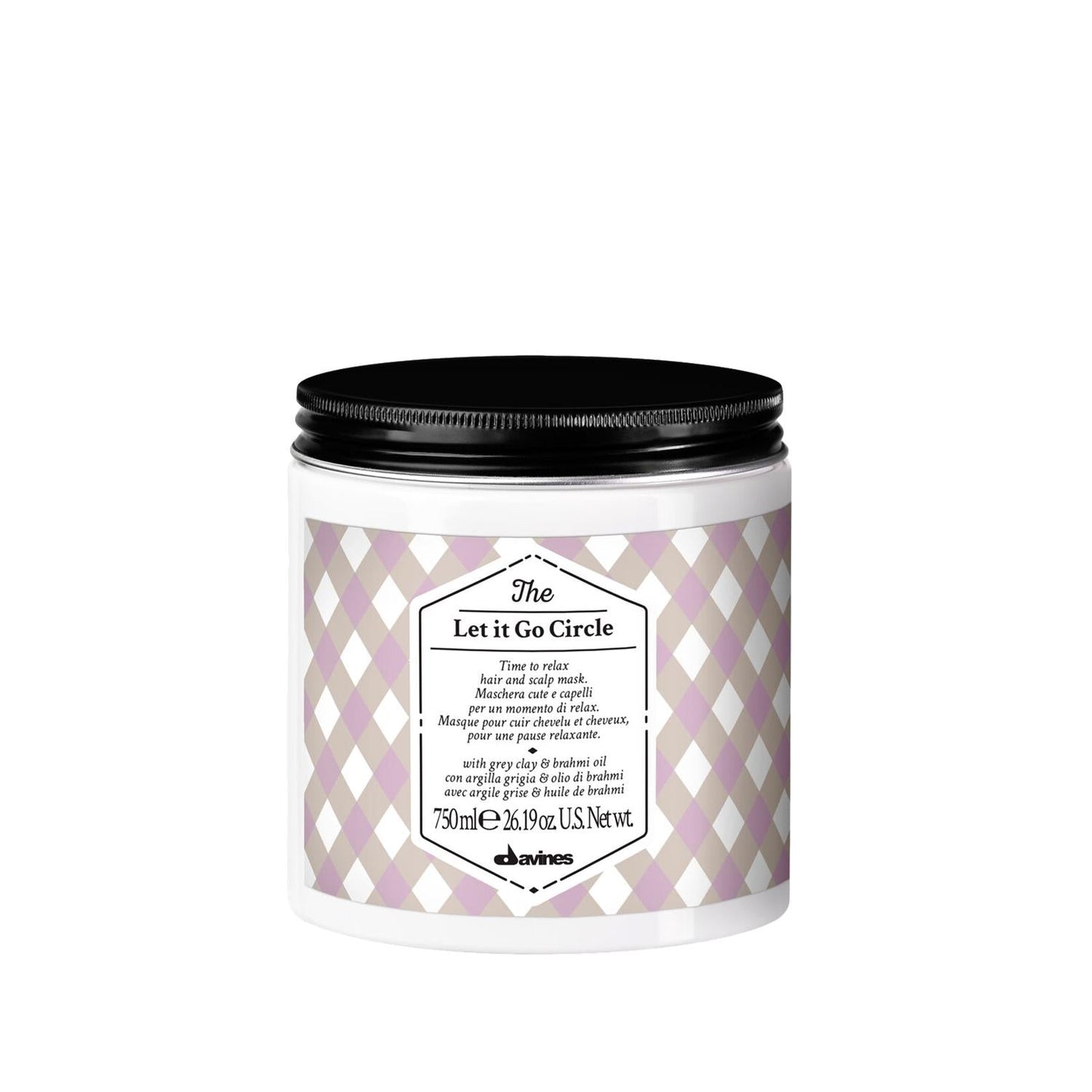 Davines The Let It Go Circle Hair Relaxing Mask 750ml - Nourishing & Large Capacity