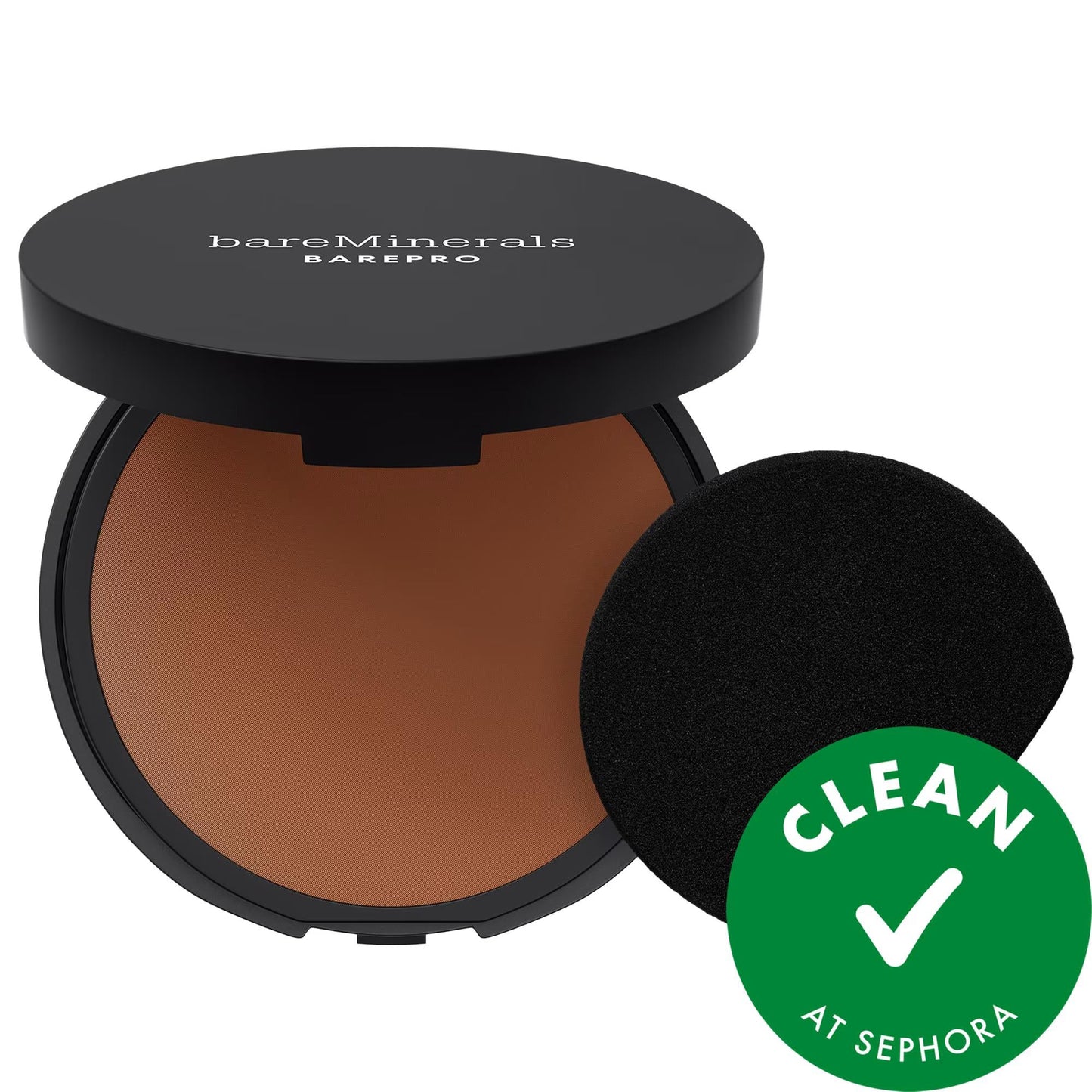 BAREPRO 24HR Skin Perfecting Talc-Free Matte Powder Foundation - Long Lasting Full Coverage, Natural Makeup for Sensitive Skin